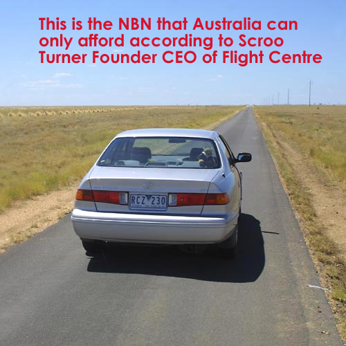 Skroo Turner's Comment on the NBN that we can only Afford
